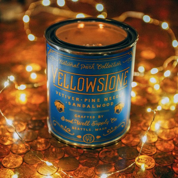 National Park Candle, Yellowstone (14oz) Backyard Montana